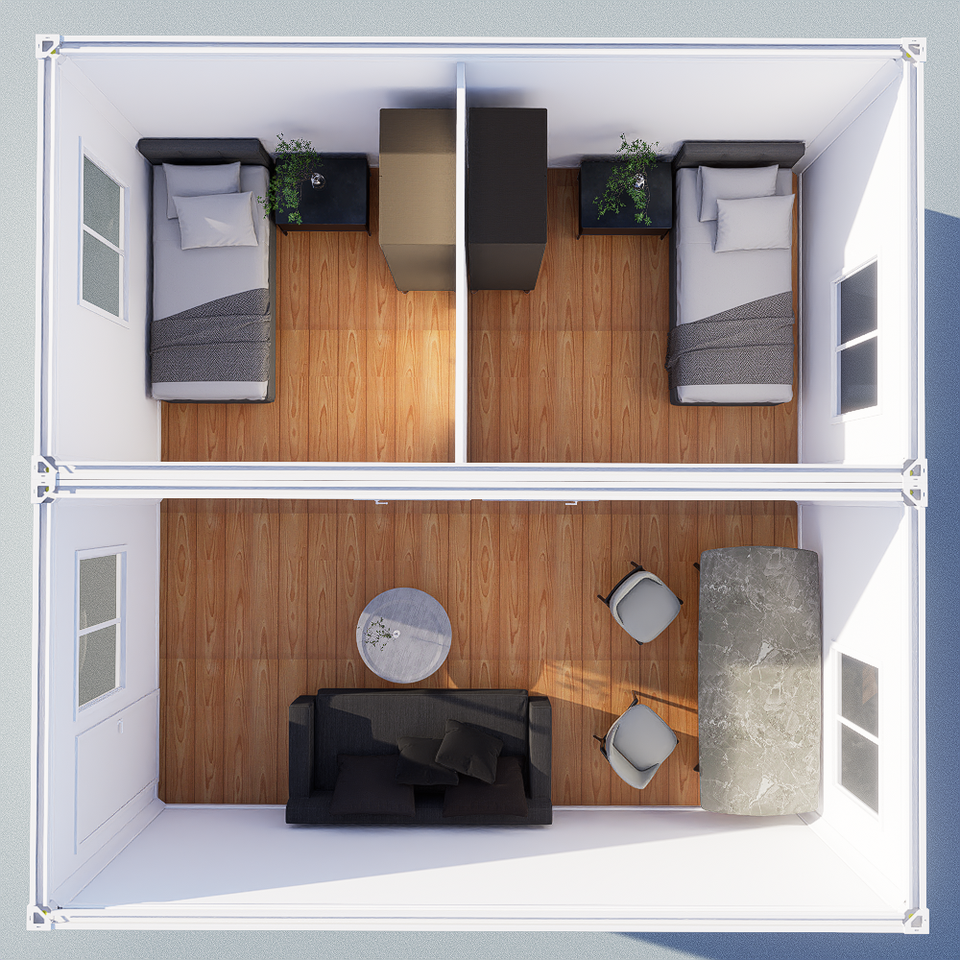 8x3m Container Home Detail